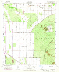 Sacaton Butte 1952 topographic map thumbnail