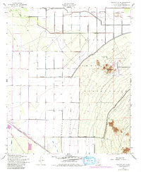 Sacaton Butte 1952 topographic map preview