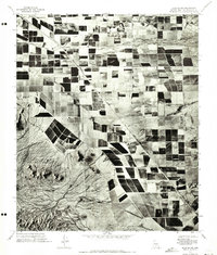 Sacaton NE 1971 topographic map thumbnail