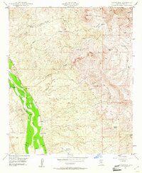 Saddle Mtn. 1949 topographic map thumbnail