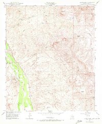 Saddle Mtn. 1949 topographic map thumbnail