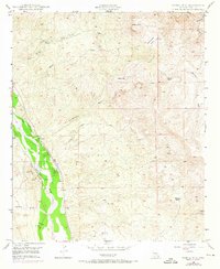 Saddle Mtn. 1949 topographic map thumbnail
