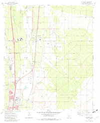 Sahuarita 1981 topographic map thumbnail