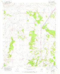 Salado 1971 topographic map thumbnail