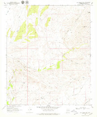 Sam Powell Peak 1969 topographic map thumbnail