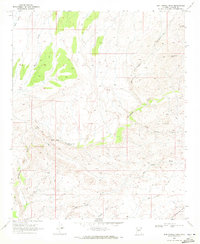 Sam Powell Peak 1969 topographic map thumbnail