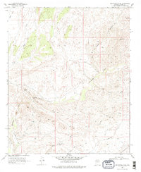 Sam Powell Peak 1969 topographic map thumbnail