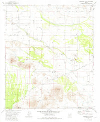 Samaniego Hills 1981 topographic map thumbnail