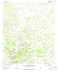 Samaniego Peak 1981 topographic map thumbnail