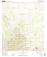 Samaniego Peak 1981 topographic map thumbnail