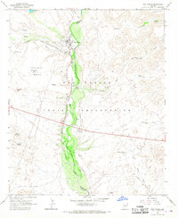 San Carlos 1966 topographic map thumbnail