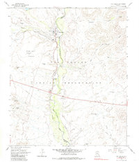San Carlos 1966 topographic map thumbnail
