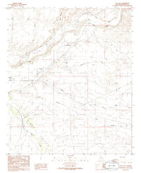 San Jose 1985 topographic map preview