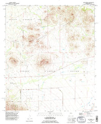 San Pedro 1992 topographic map thumbnail
