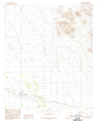 San Simon 1987 topographic map thumbnail