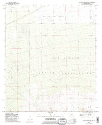 San Xavier Mission SW 1992 topographic map thumbnail