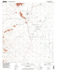 Santa Rosa 1996 topographic map thumbnail
