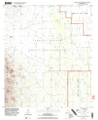 Santa Rosa Mountains NE 1996 topographic map thumbnail