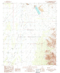 Santa Rosa Mountains NW 1989 topographic map thumbnail