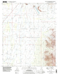 Santa Rosa Mountains NW 1996 topographic map thumbnail