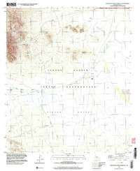 Santa Rosa Mountains SE 1996 topographic map thumbnail