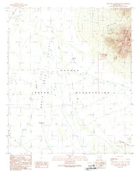 Santa Rosa Mountains SW 1989 topographic map thumbnail