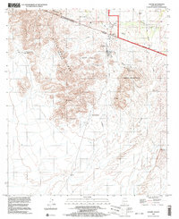 Sasabe 1996 topographic map thumbnail