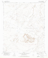 Satan Butte 1972 topographic map thumbnail
