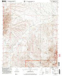Saucito Mountain 2004 topographic map thumbnail