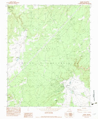 Sawmill 1982 topographic map thumbnail