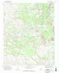 Sedona 1969 topographic map thumbnail
