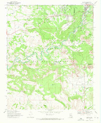 Sedona 1969 topographic map thumbnail