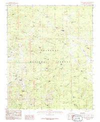 Seepage Mountain 1986 topographic map thumbnail