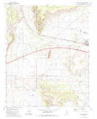 Seligman West 1981 topographic map thumbnail