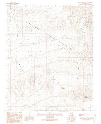 Senator Mountain NE 1989 topographic map thumbnail