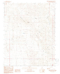 Senator Mountain 1989 topographic map thumbnail