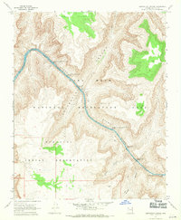 Separation Canyon 1967 topographic map thumbnail