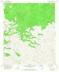 Sevenmile Mts. topographic map thumbnail