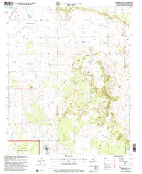 Sheepskin Wash 1998 topographic map thumbnail