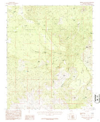 Sheridan Mountain 1986 topographic map thumbnail