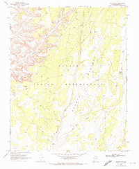Shonto NW 1970 topographic map thumbnail