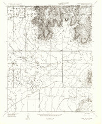 Short Creek NW topographic map thumbnail