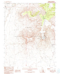 Shungopavi 1991 topographic map thumbnail