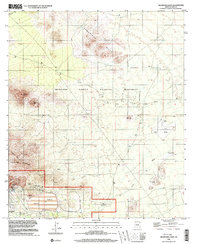 Silver Bell East 1996 topographic map thumbnail
