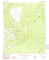 Smith Mesa 1986 topographic map thumbnail