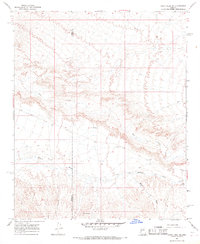 Smith Peak NE 1967 topographic map thumbnail