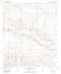 Smith Peak NE 1967 topographic map thumbnail