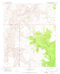 Snap Canyon East 1971 topographic map thumbnail