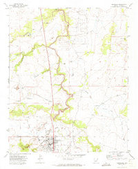 Snowflake 1970 topographic map thumbnail