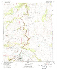 Snowflake 1970 topographic map thumbnail